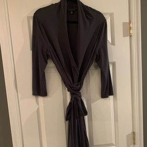 Gray 3/4 length sleeve XLT dress